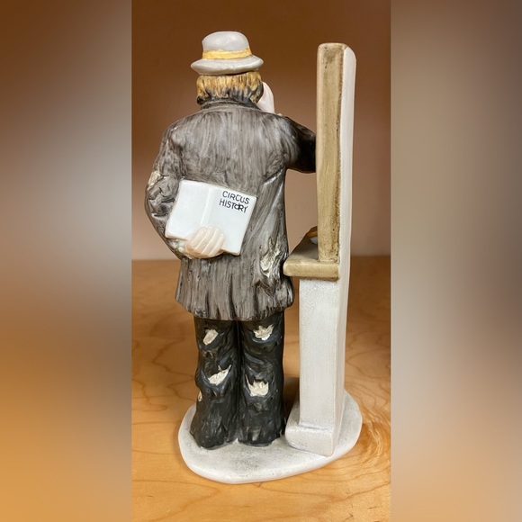 EMMETT KELLY JR CLOWN LARGE FIGURINE TEACHER COLLECTIBLE  SIGNED MUST SEE - Picture 3 of 5